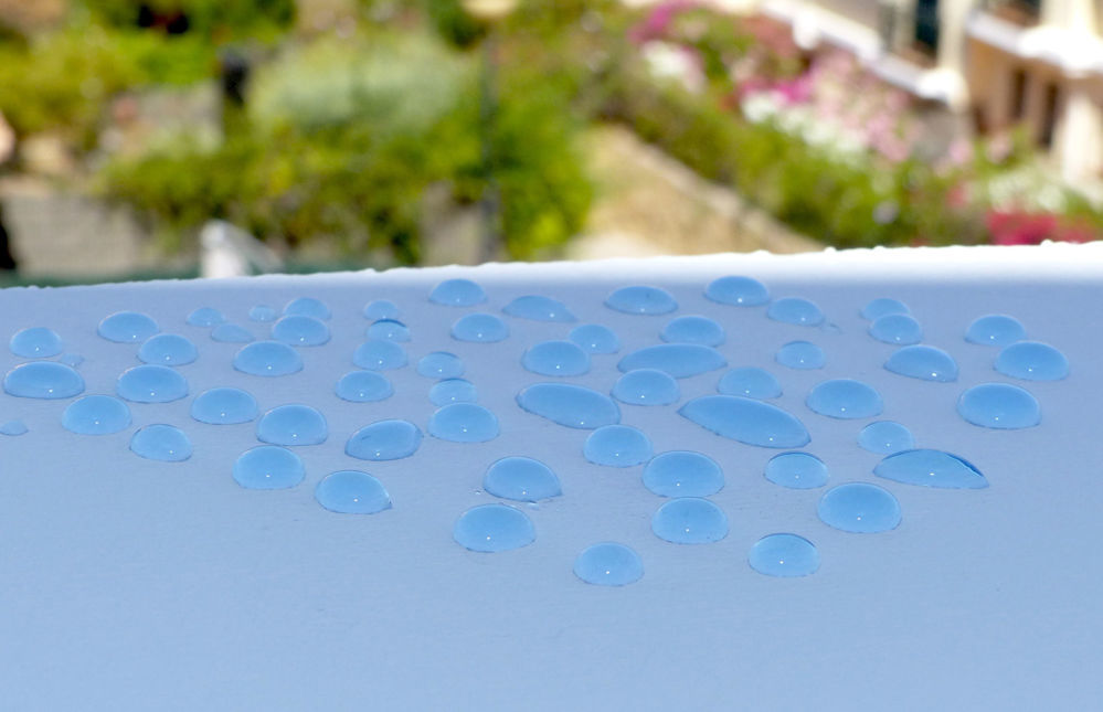 Super hydrophobic concrete